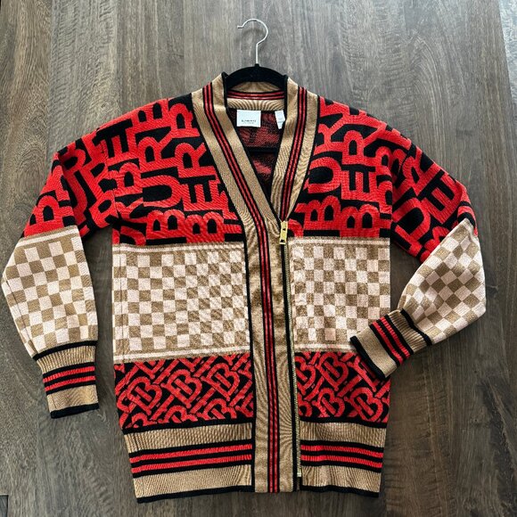 Burbery Wool & Cashmere Cardigan - Picture 1 of 8